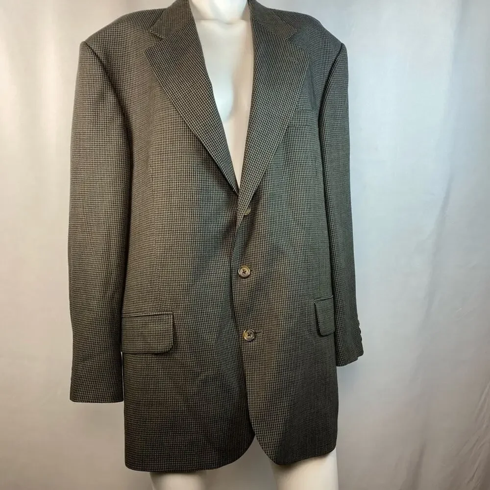 OSCAR DE LA RENTA Vintage Wool Jacket Blazer Size 44R